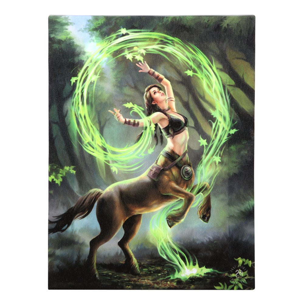 Lienzo de la Hechicera Elemento Tierra (19x25cm)