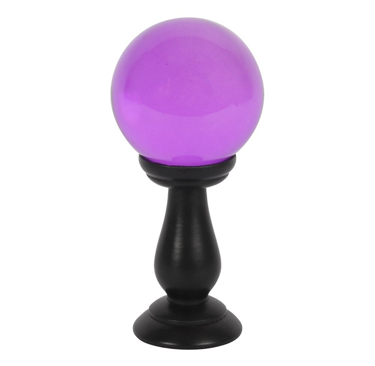 BOLA DE CRISTAL MORADA SOBRE SOPORTE