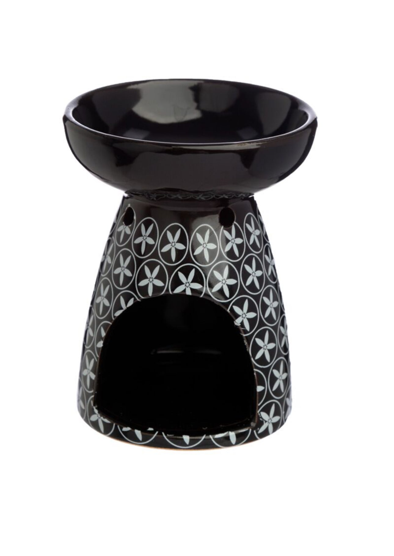Quemador de Aceite y Velas de Cerámica Eden Floral