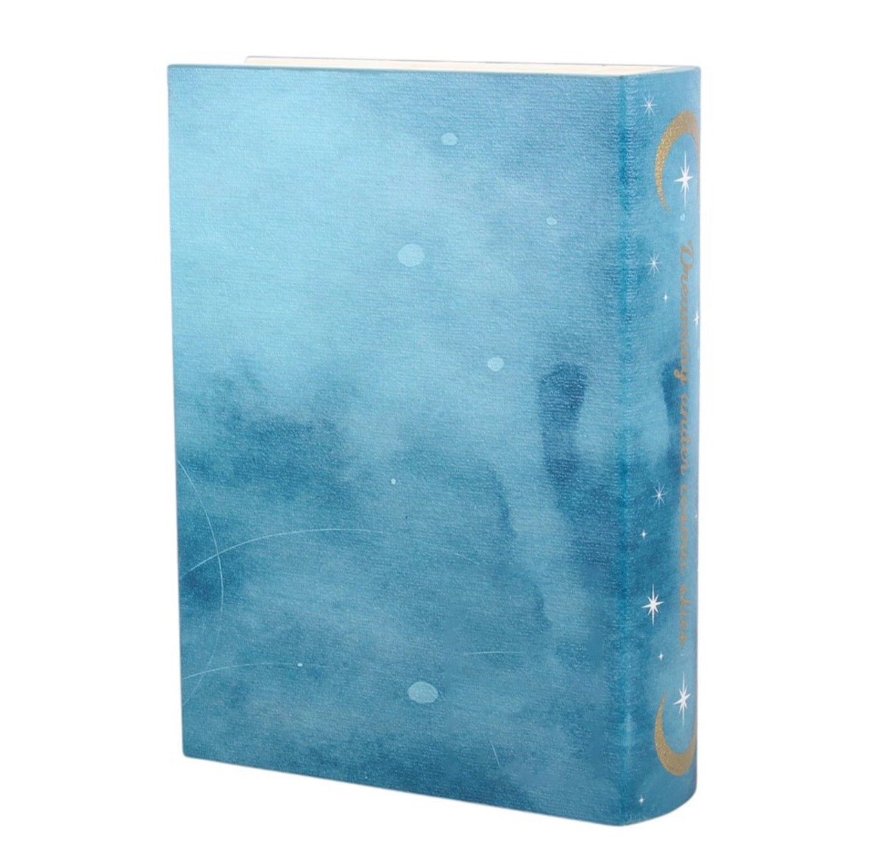 CAJA DE ALMACENAMIENTO CON FORMA DE LIBRO CELESTIAL AZUL