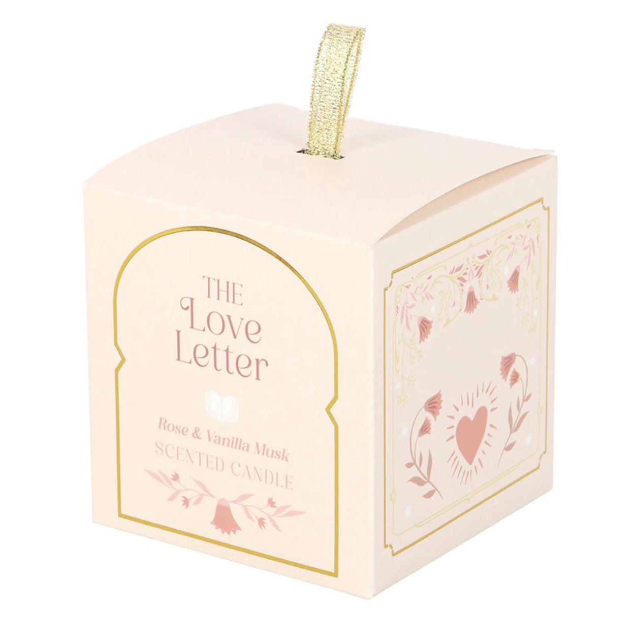 VELA LA CARTA DE AMOR DE ALMIZCLE DE ROSA Y VAINILLA