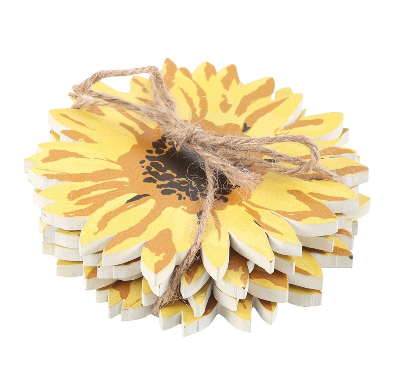 JUEGO DE POSAVASOS DE GIRASOL