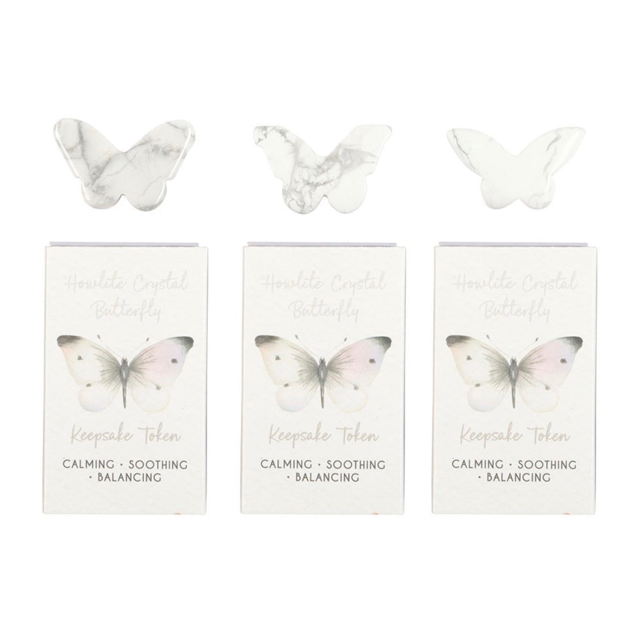MARIPOSA DE RECUERDO DE HOWLITE