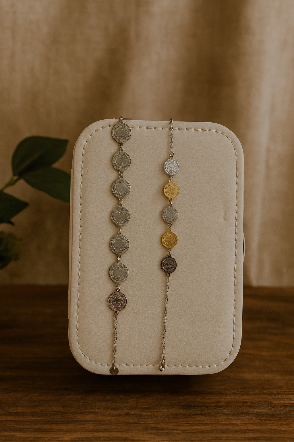 Pulsera San Benito – Dos Opciones Disponibles (Acero Inoxidable o de Plata)