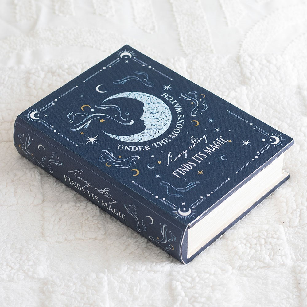 Caja de almacenamiento con forma de libro de Blue Moon