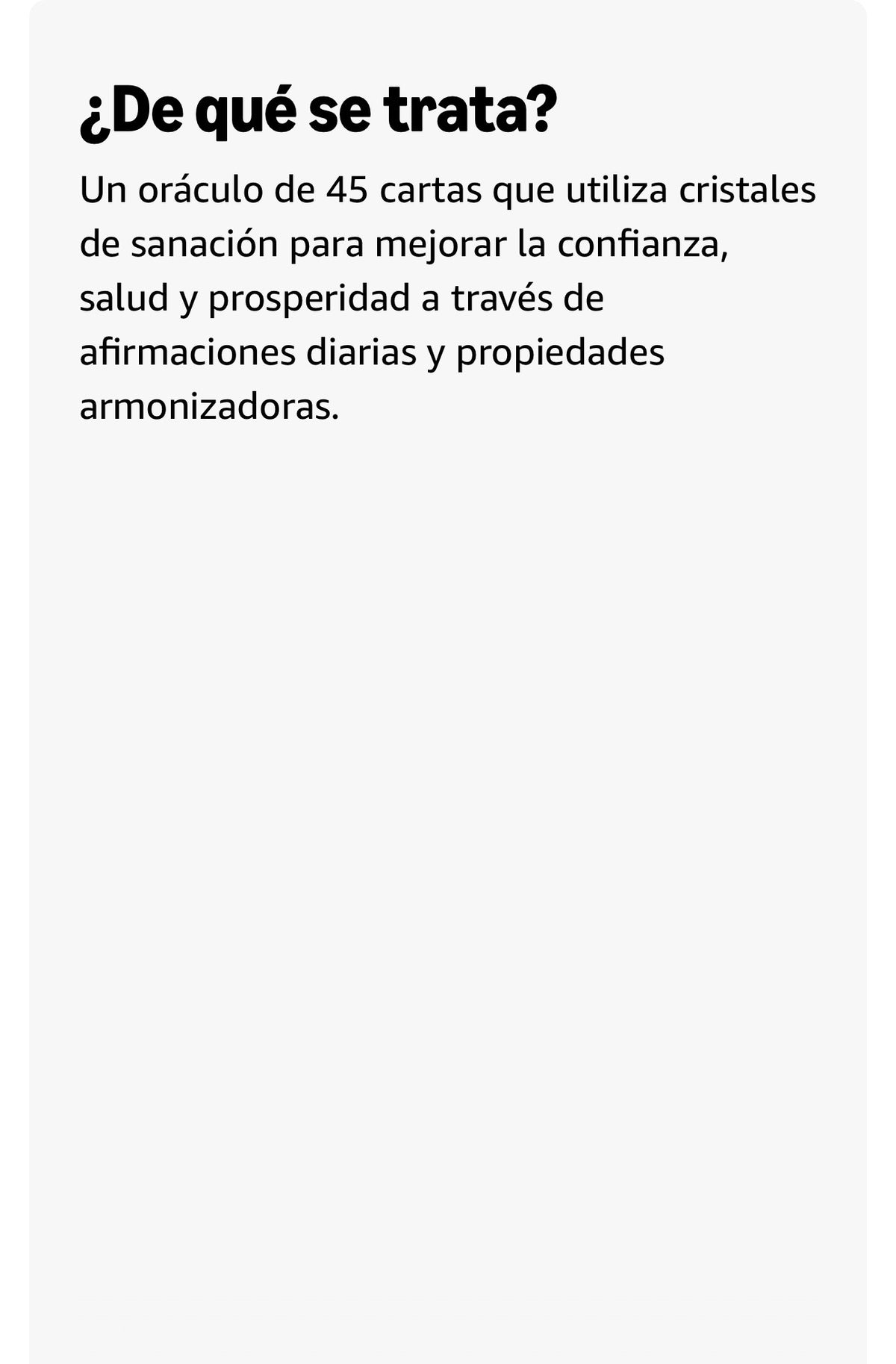 Oráculo de los cristales de compañía