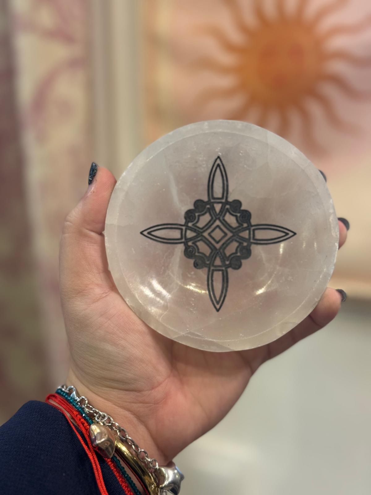 Cuencos de selenita diferentes modelos