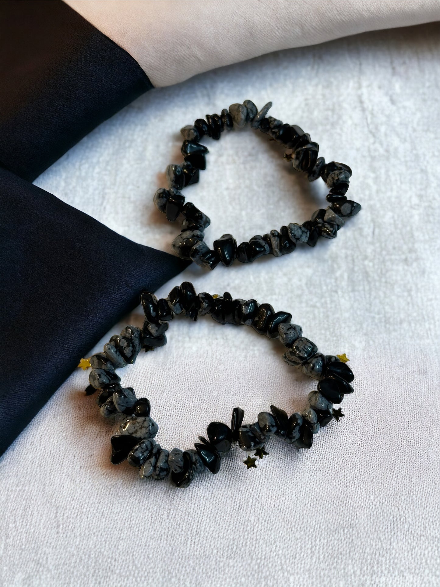 Pulsera obsidiana nevada