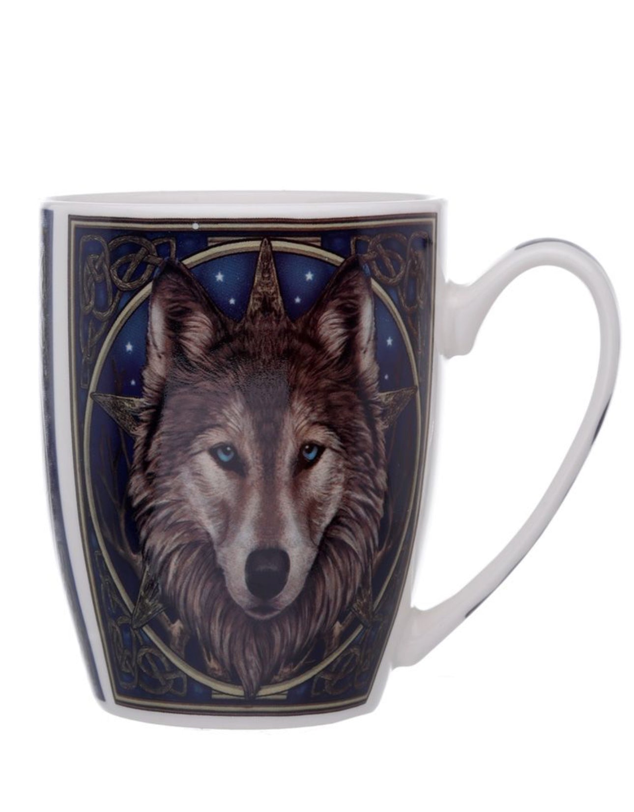 Taza de Cerámica Cabeza de Lobo Lisa Parker