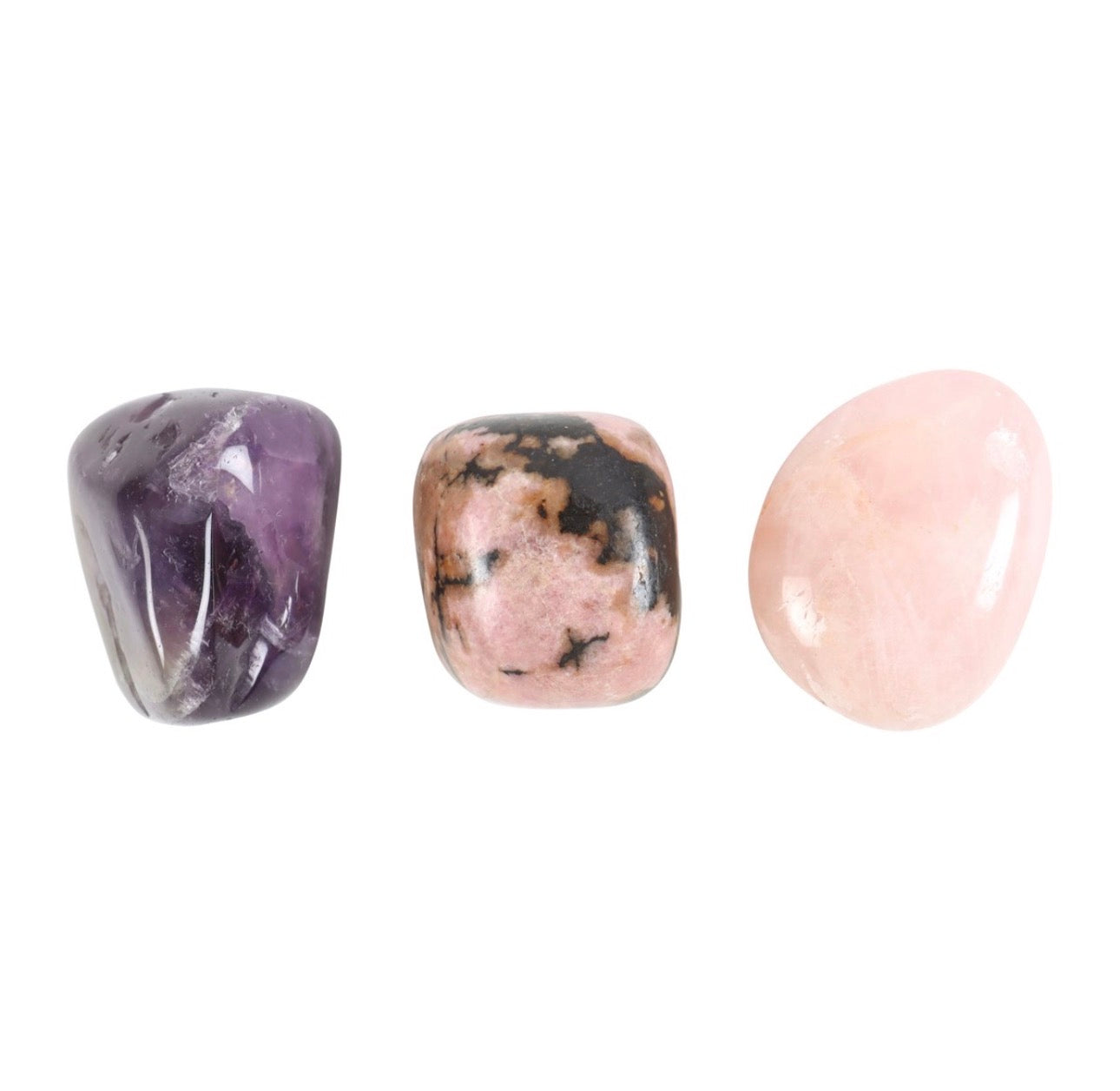 Conjunto de cristales de amor y amor propio