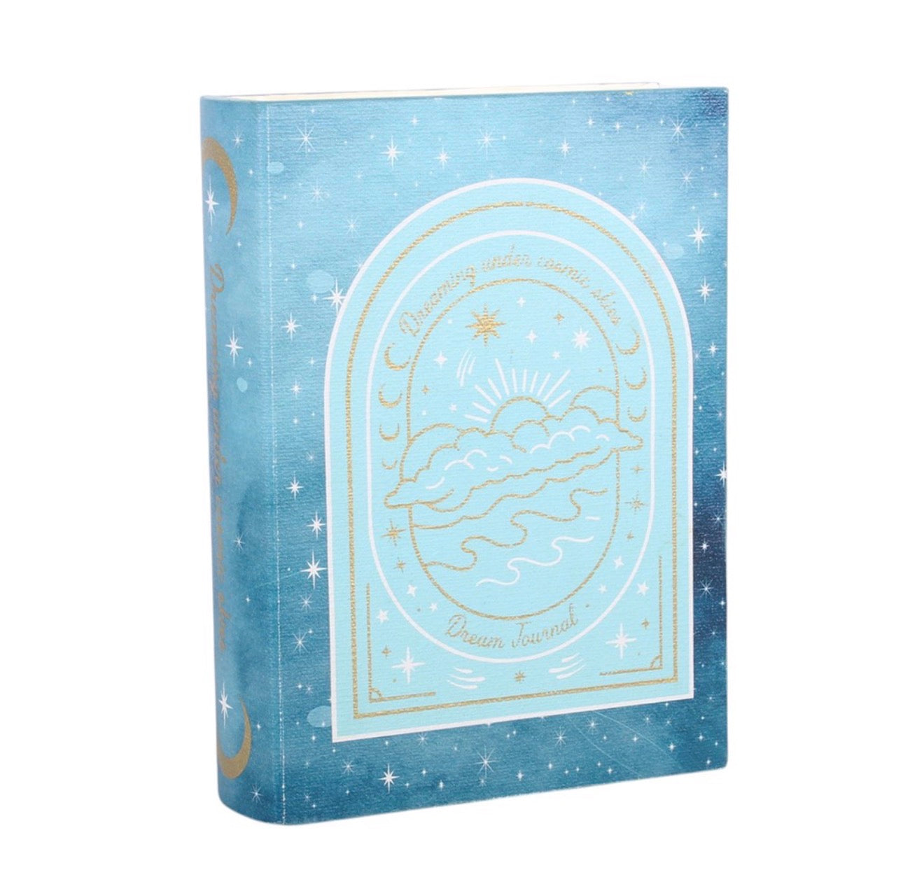 CAJA DE ALMACENAMIENTO CON FORMA DE LIBRO CELESTIAL AZUL