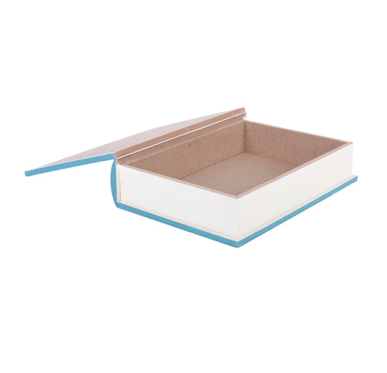 CAJA DE ALMACENAMIENTO CON FORMA DE LIBRO CELESTIAL AZUL