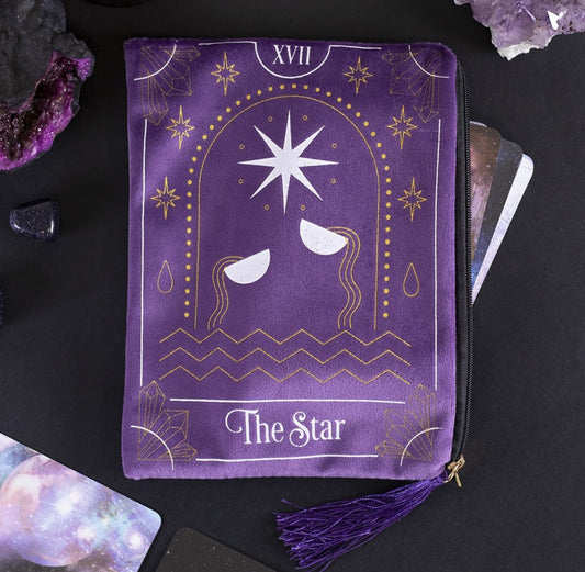 Bolsa de tarot de mano estrella