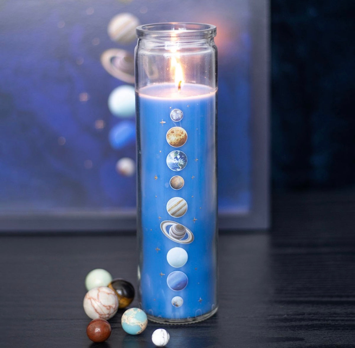 VELA DE TUBO DE CEDRO CON SISTEMA SOLAR