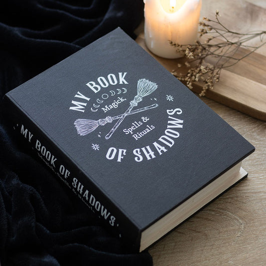 Caja de almacenamiento con forma de libro "Libro de las Sombras"