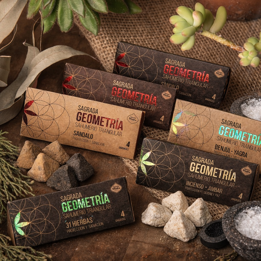 Sahumerios Triangulares de Energía y Armonía - Sagrada Geometría