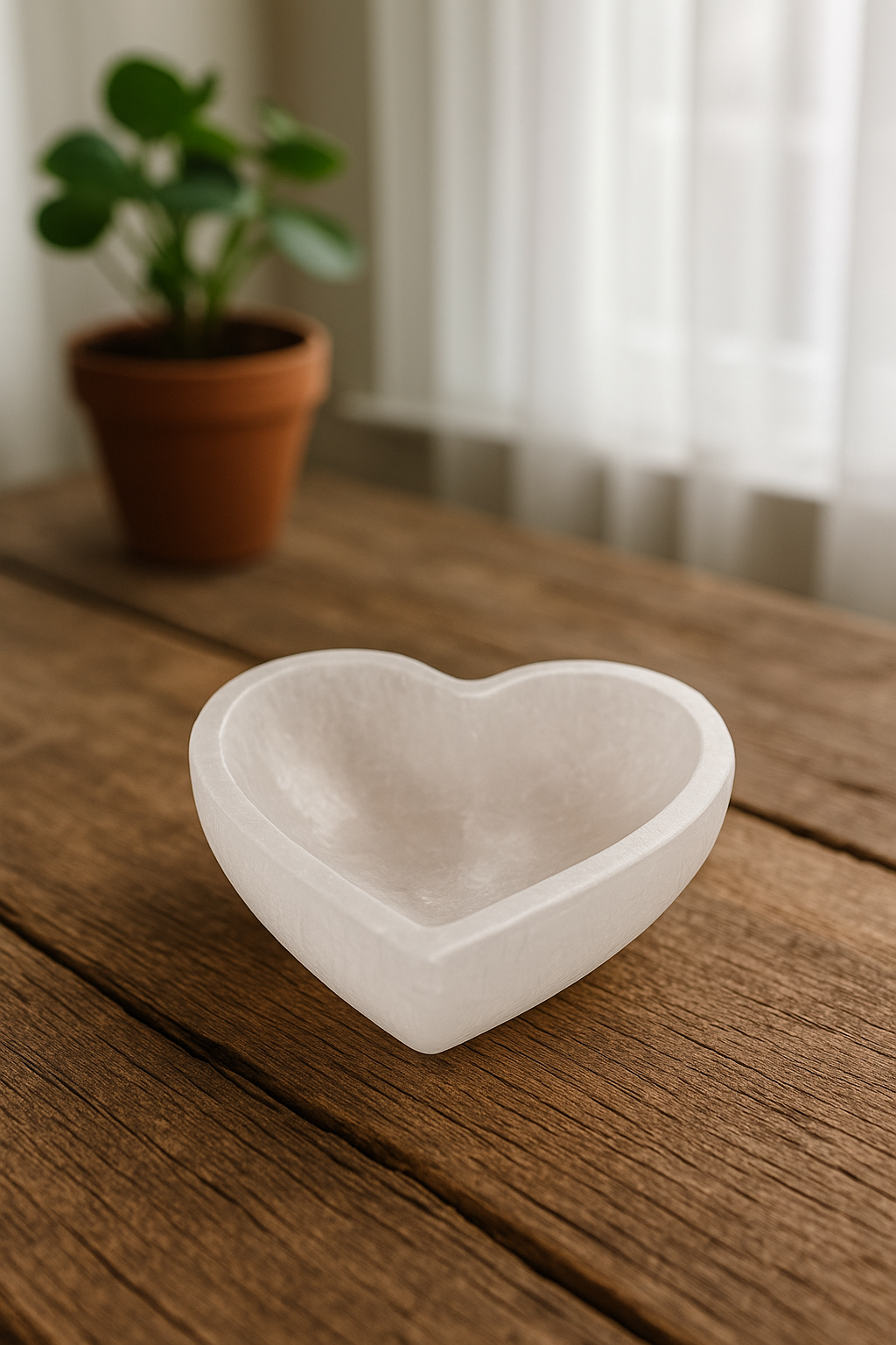 Bol Corazón de Selenita