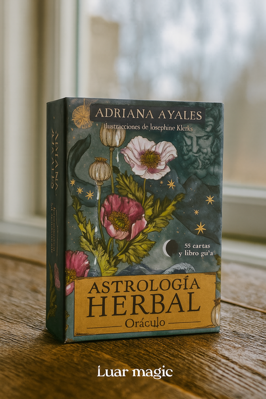 Oráculo - ASTROLOGIA HERBAL - 55 CARTAS Y LIBRO GUIA