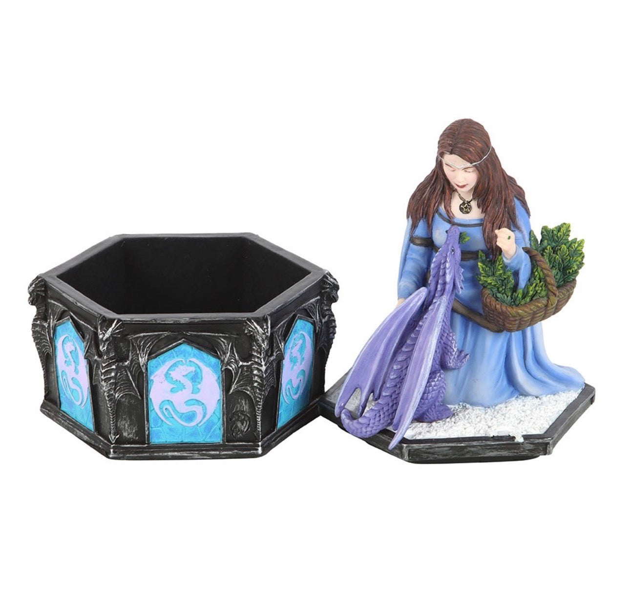 CAJA DE INVIERNO DRAGÓN AMISTAD DE ANNE STOKES