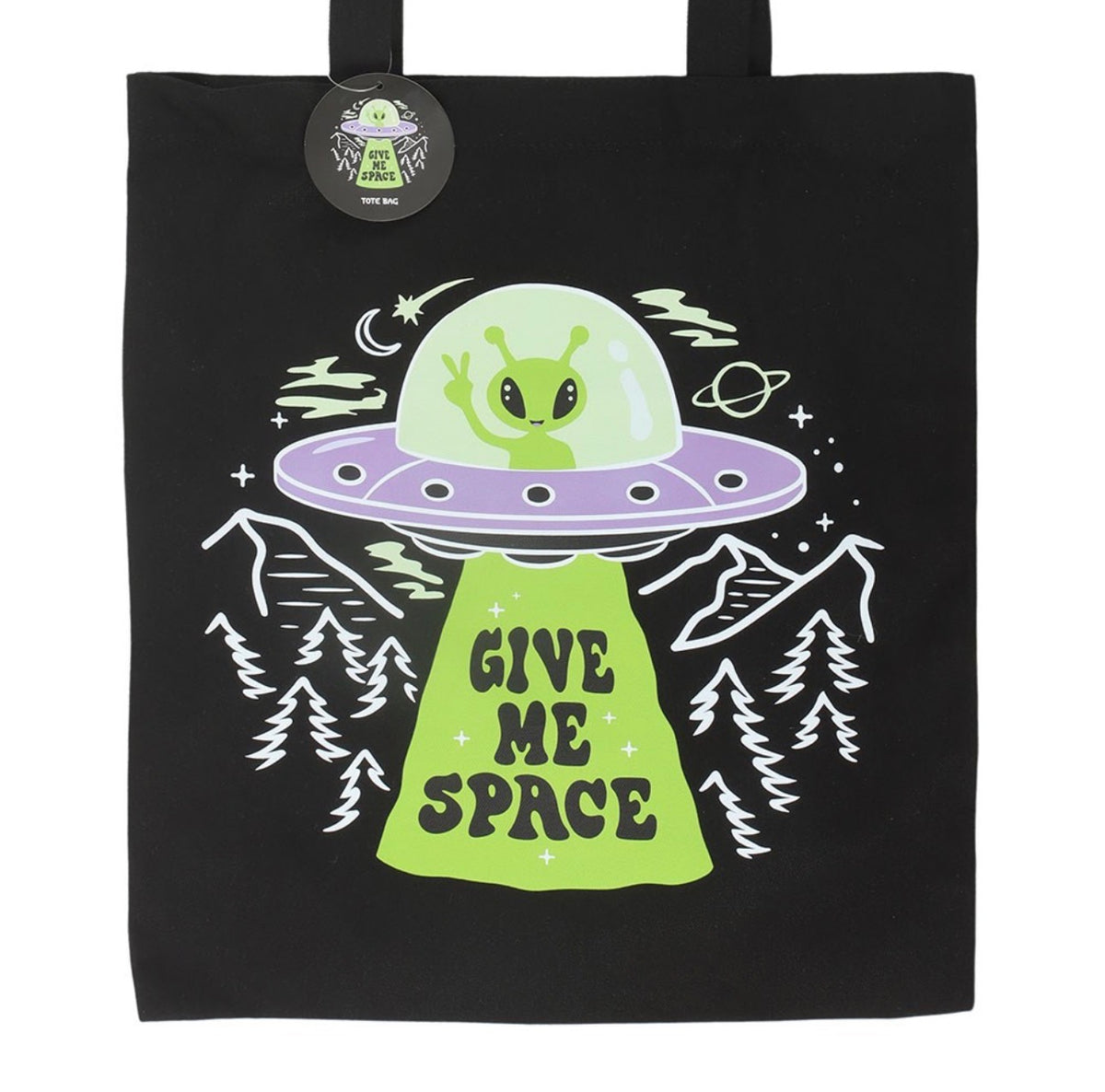 TOTE BAG OVNI EXTRATERRESTRE DAME ESPACIO