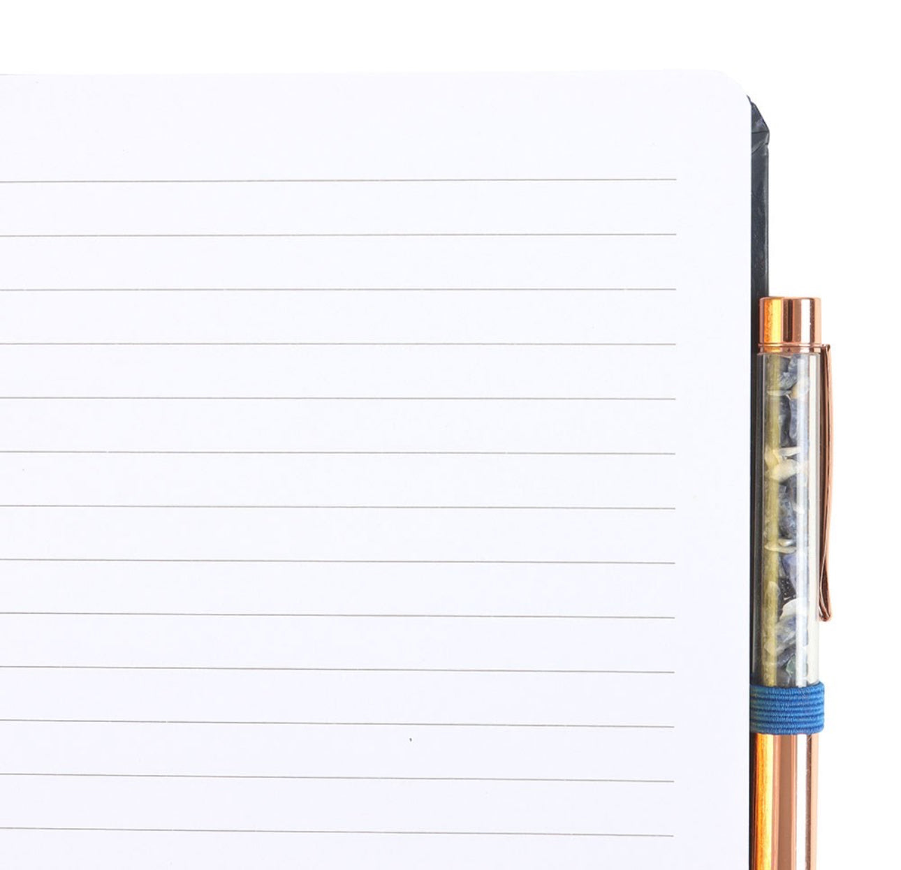 Libreta Night Owl con bolígrafo de sodalita
