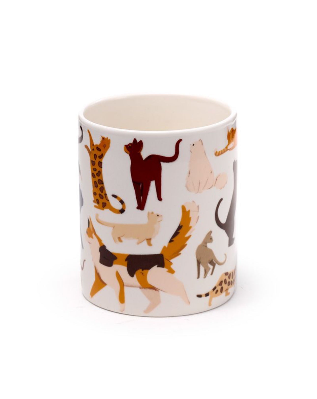 Taza de Porcelana Gatos Feline Fine