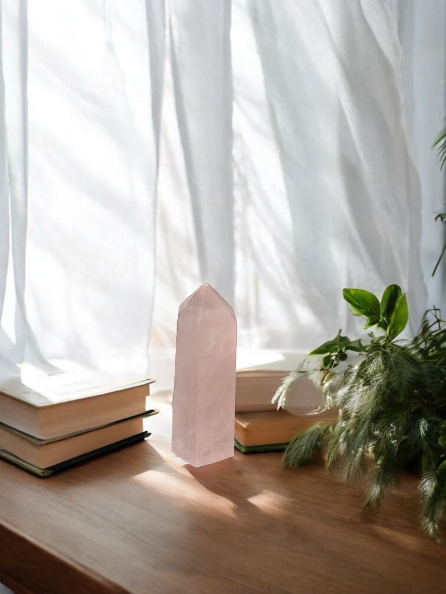 Punta de Cuarzo Rosa