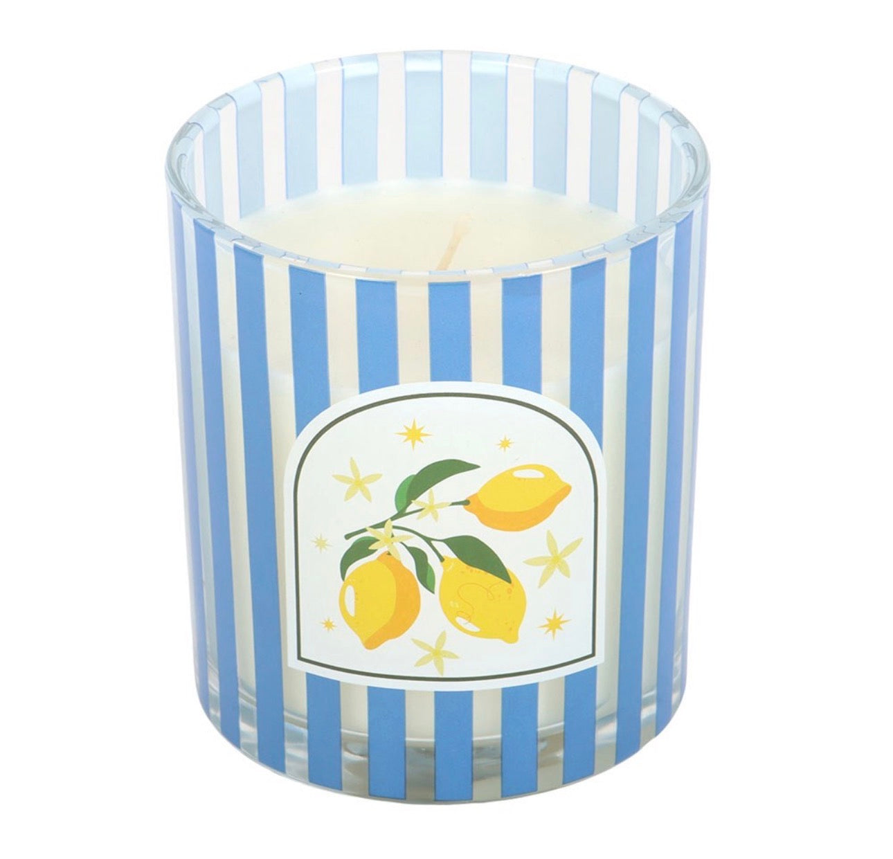VELA CON AROMA A LIMÓN AZUCARADO