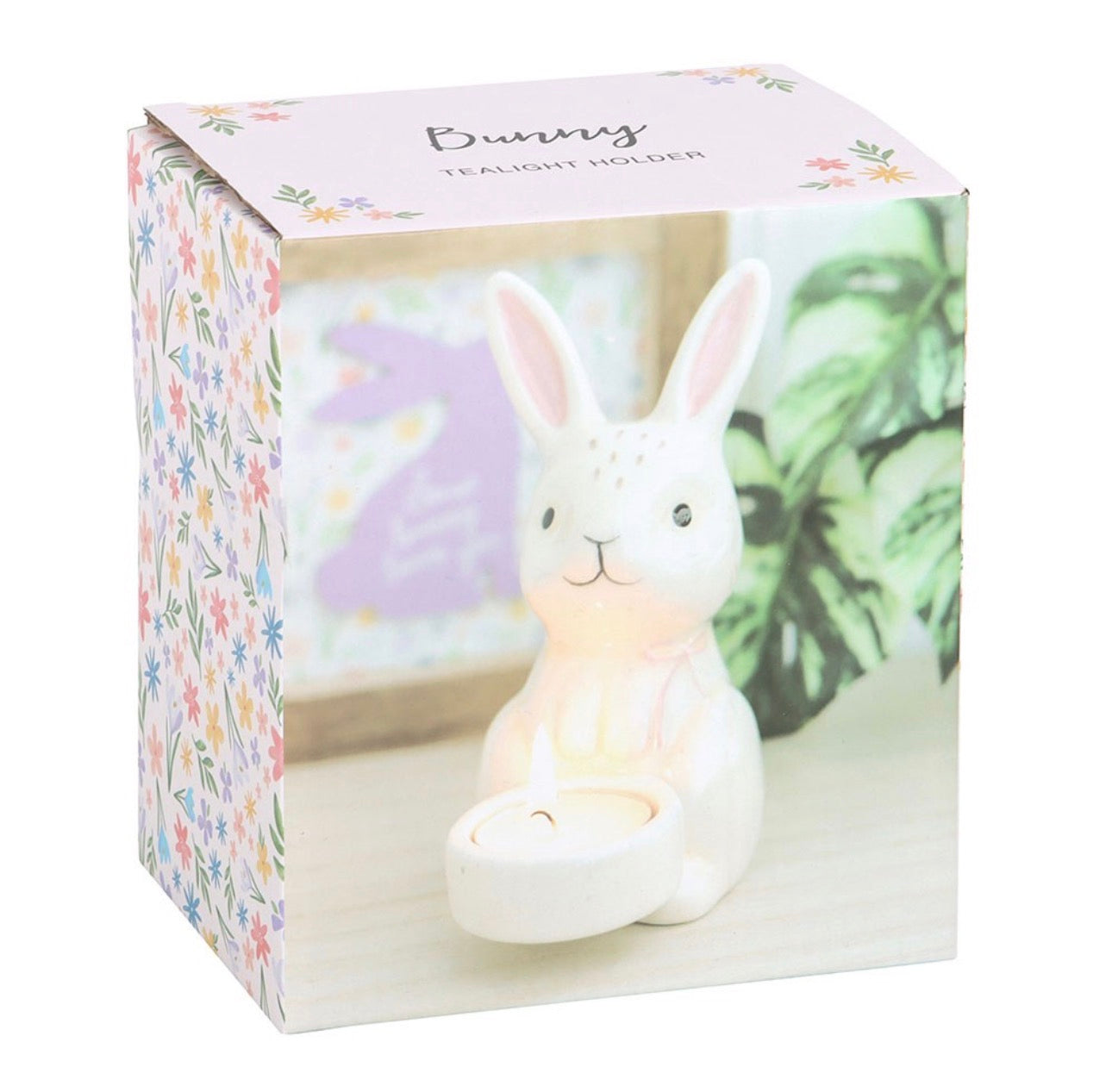 PORTAVELAS CON FORMA DE CONEJO