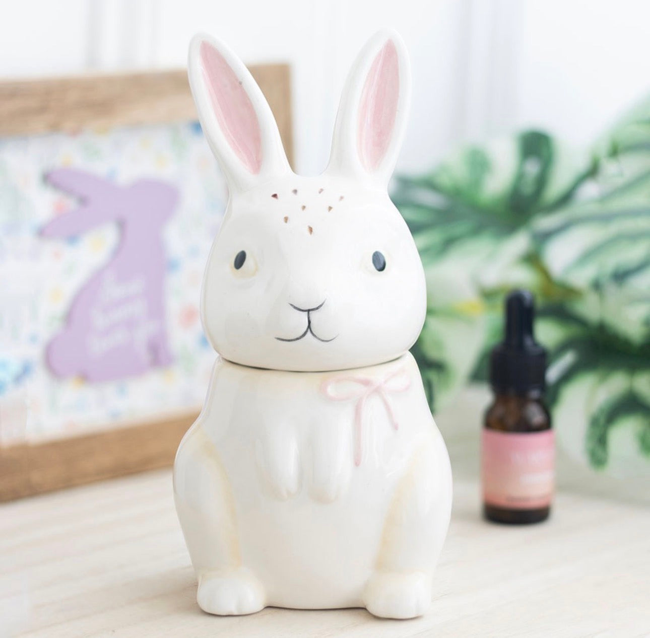 QUEMADOR DE ACEITE CON FORMA DE CONEJO