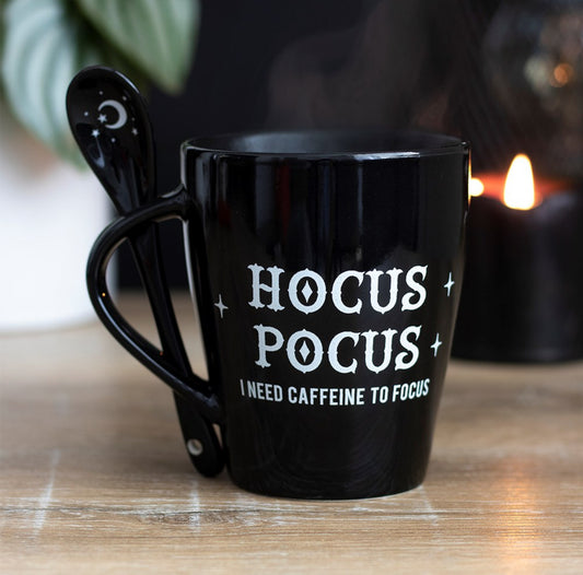 JUEGO DE TAZA Y CUCHARA HOCUS POCUS