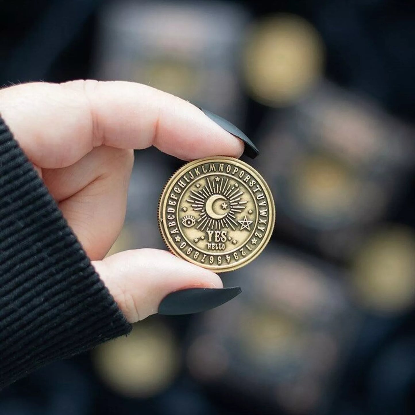 Monedas con decisión de sí o no