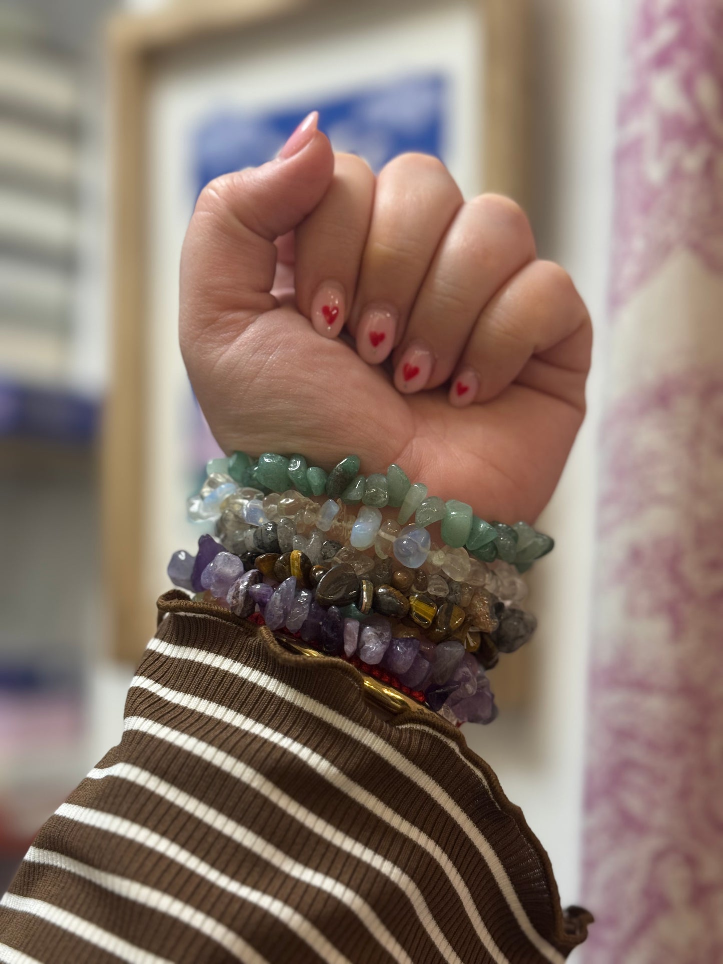 Pulsera de minerales a elegir
