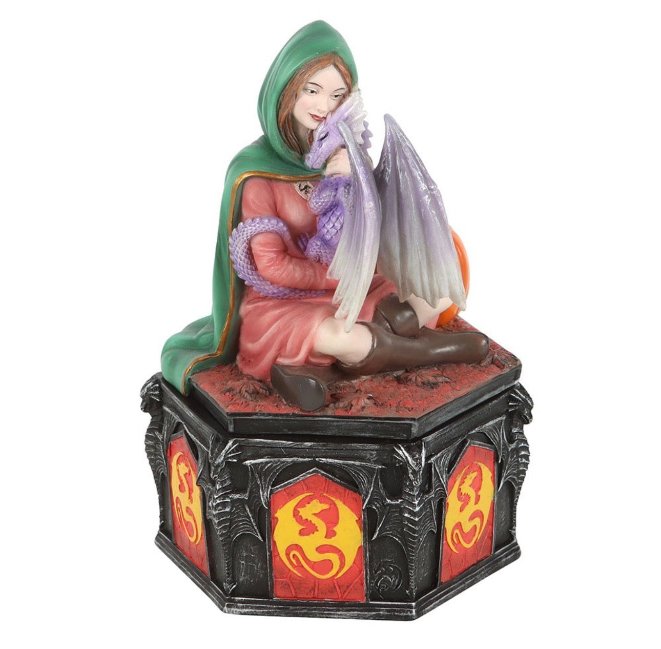 CAJA DE OTOÑO DE LA AMISTAD CON DRAGÓN DE ANNE STOKES