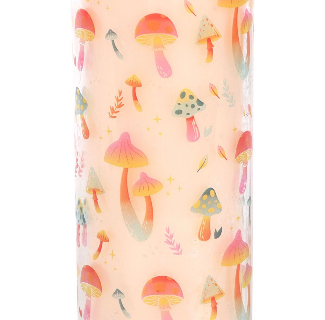 VELA DE TUBO CON ESTAMPADO DE HONGOS FUNKY