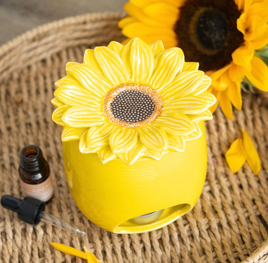 QUEMADOR DE ACEITE DE GIRASOL Y CALENTADOR DE CERA