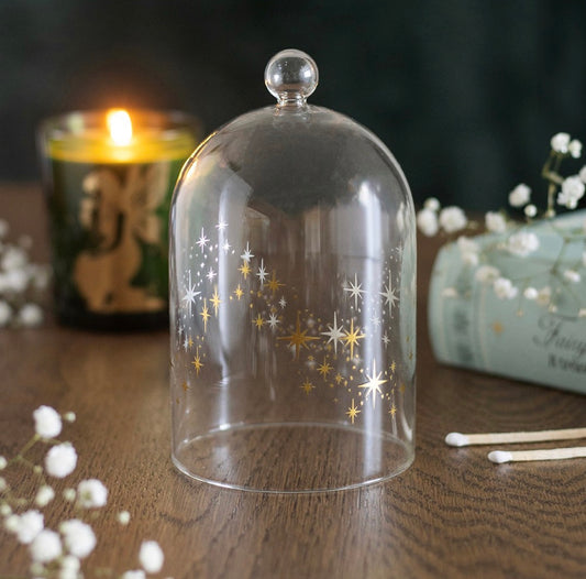 CAMPANA DE CRISTAL PARA VELAS «STARDUST»