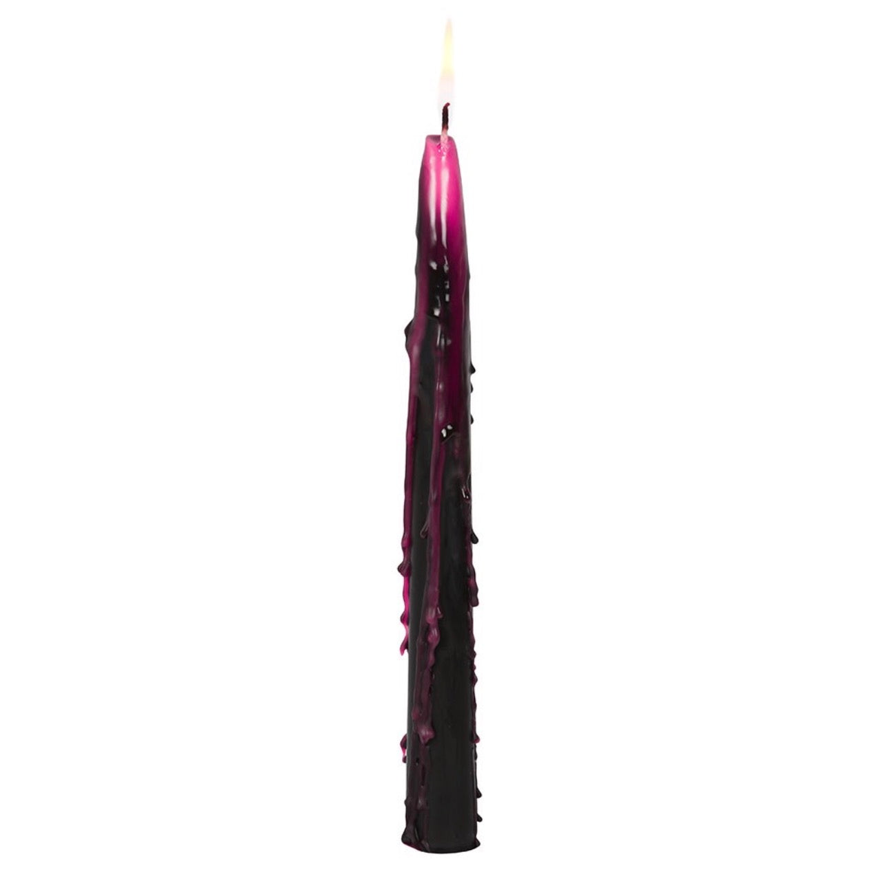 JUEGO DE 4 VELAS CÓNICAS ROSAS LÁGRIMAS DE VAMPIRO
