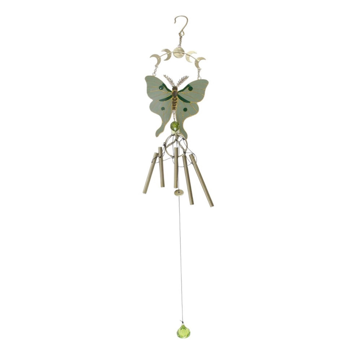 CAMPANILLA DE VIENTO MÁGICA «POLILLA DE LAS FASES LUNARES»