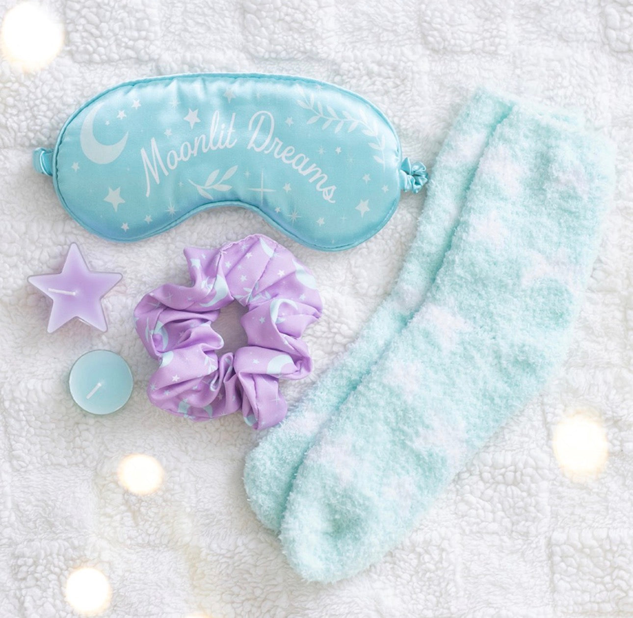 SET DE REGALO DE AUTOCUIDADO PASTEL AZUL