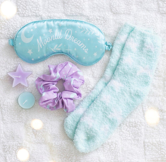 SET DE REGALO DE AUTOCUIDADO PASTEL AZUL
