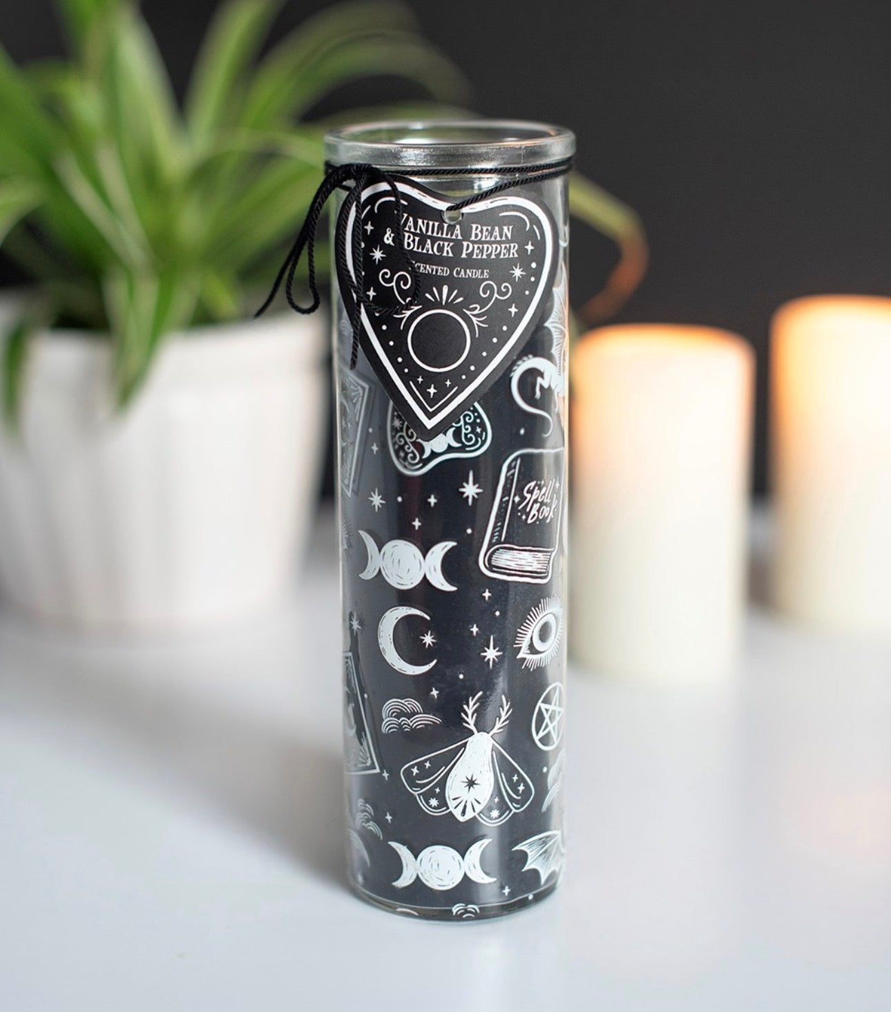 VELA TUBO DE VAINILLA Y PIMIENTA NEGRA