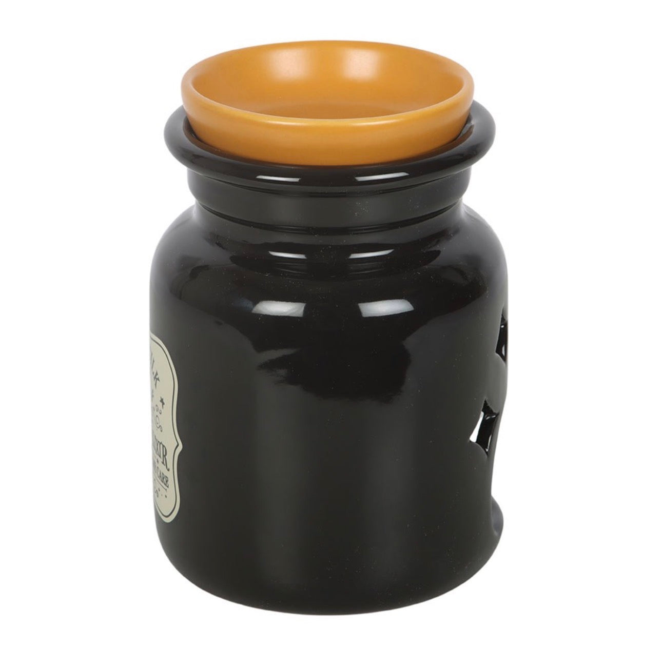 QUEMADOR DE ACEITE Y CALENTADOR DE CERA CON BOTELLA DE SUERO DE SEDA DE ARAÑA