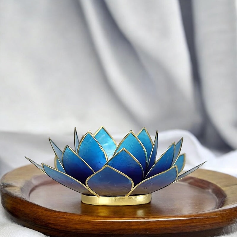 Loto iluminación 2 colores - violeta/azul