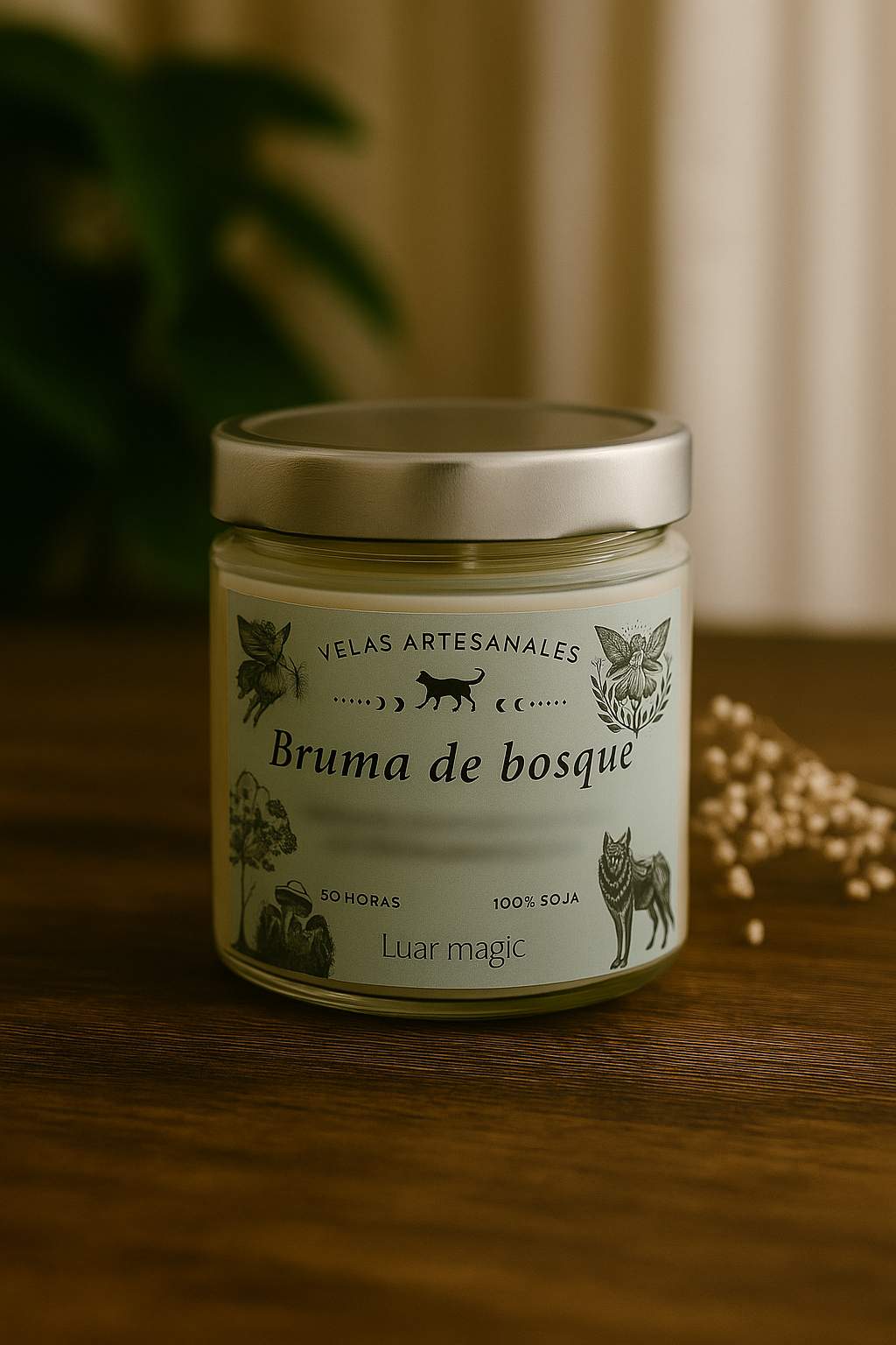 Vela bruma de bosque