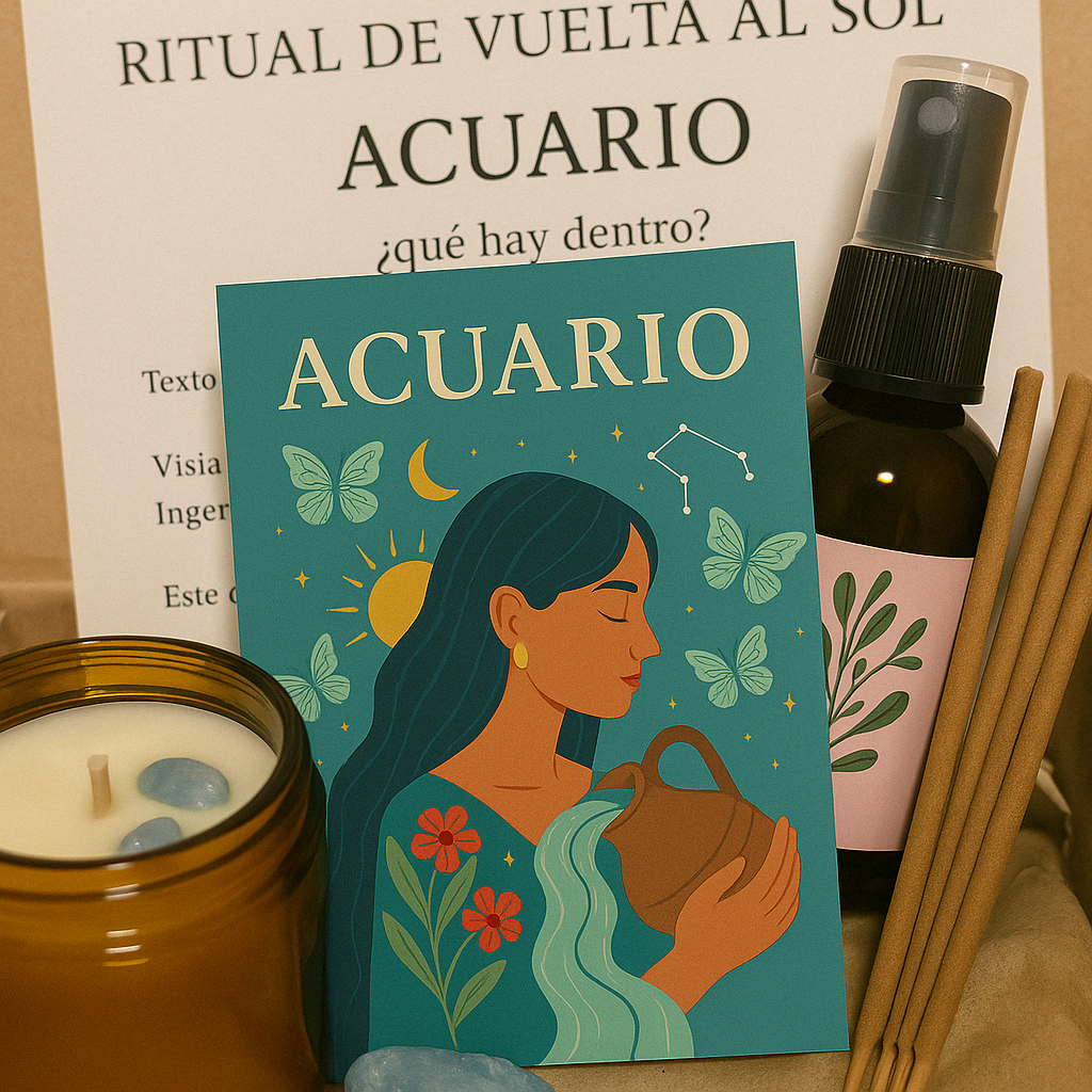 Caja de vuelta al sol Acuario