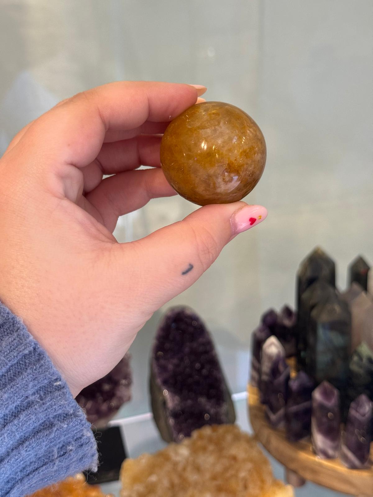 Esfera de Citrino – Sol en estado cristalino