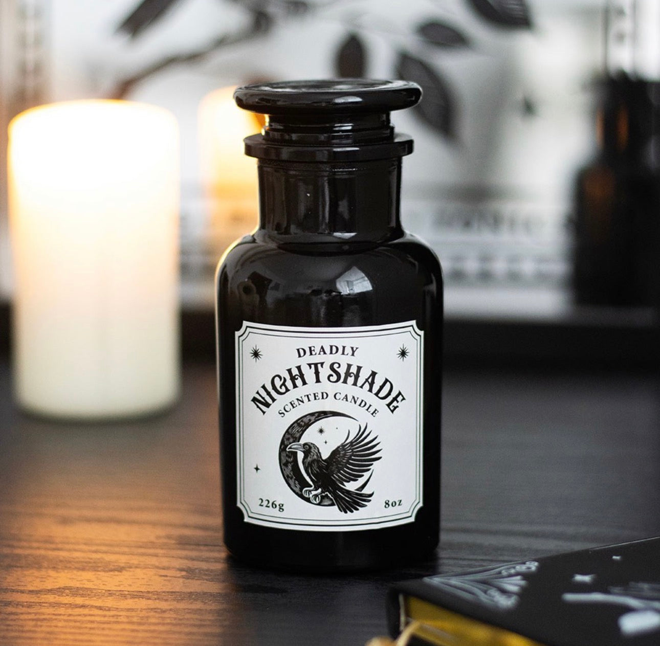 VELA DE BOTICARIO MÍSTICA CUERVO DE BONNA