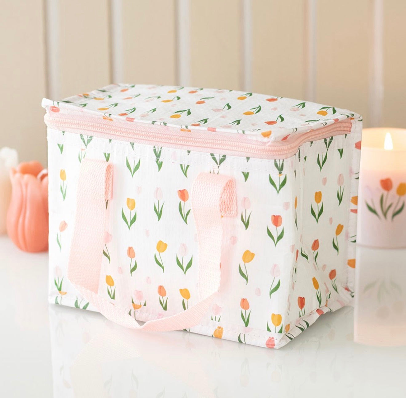 Bolsa térmica flores tulipán