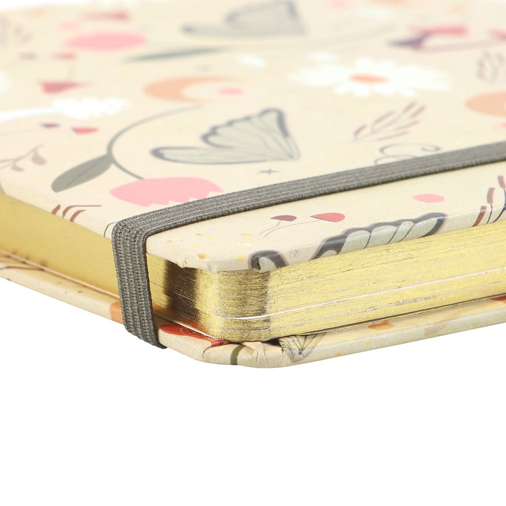 Cuaderno A5 con estampado de folclore de hadas